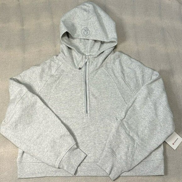 Lululemon Scuba Hoodie XL/XXL NWT Gray Half Zip Sweatshirt Pullover Rare - Picture 1 of 16